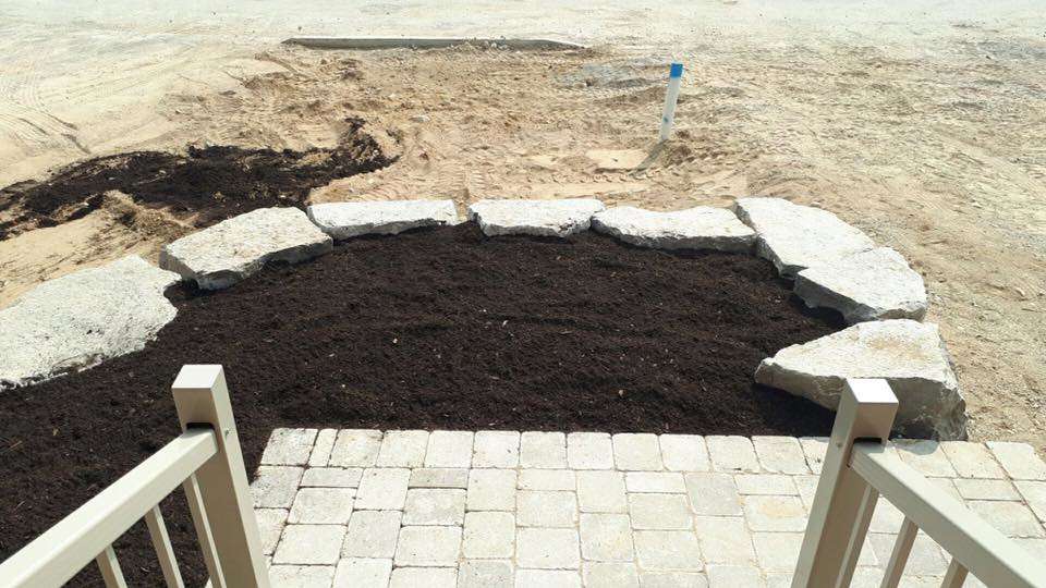 Hardscape installation